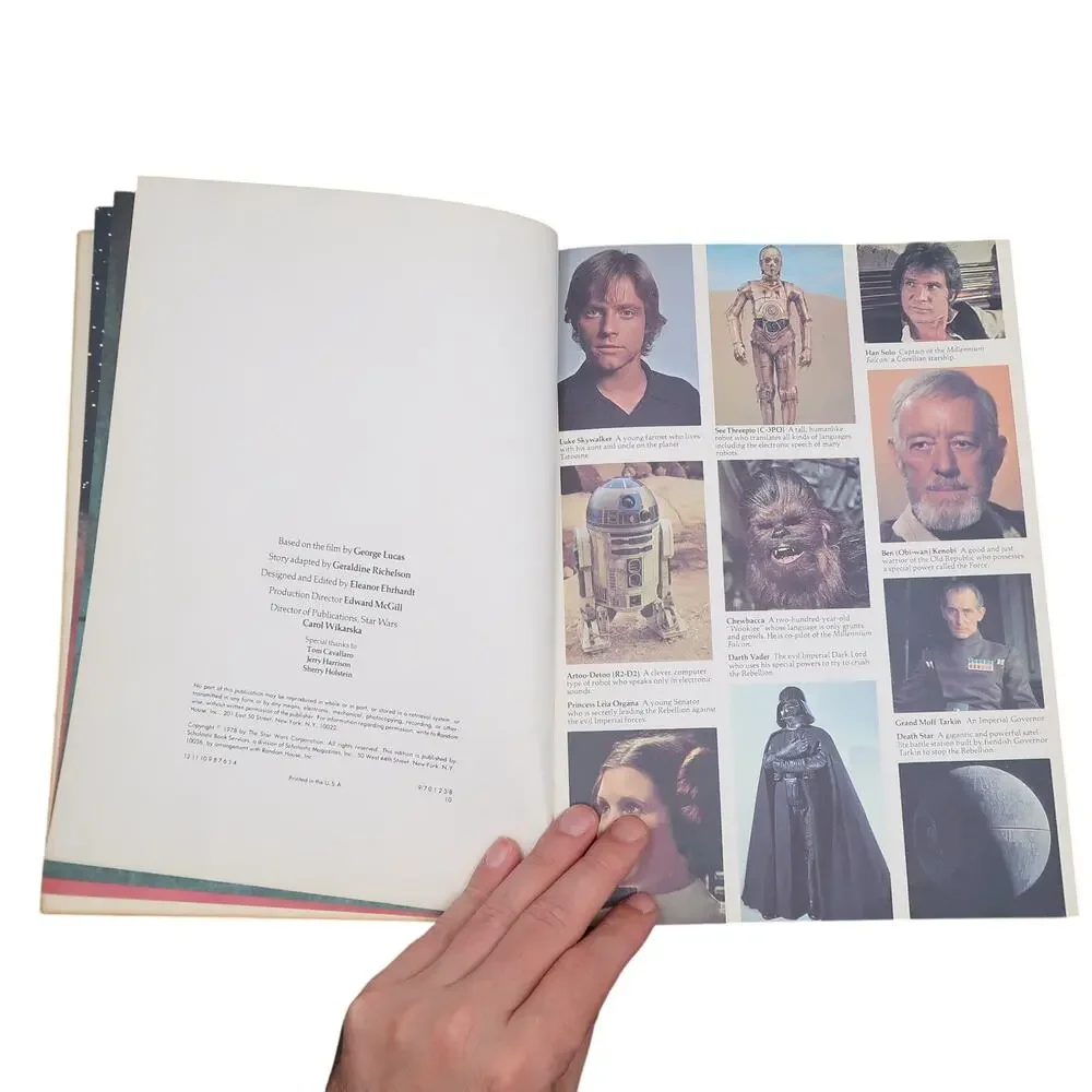 Scholastic Books The Star Wars Storybook 1978 TV 4466 Vintage Childrens Sci Fi
